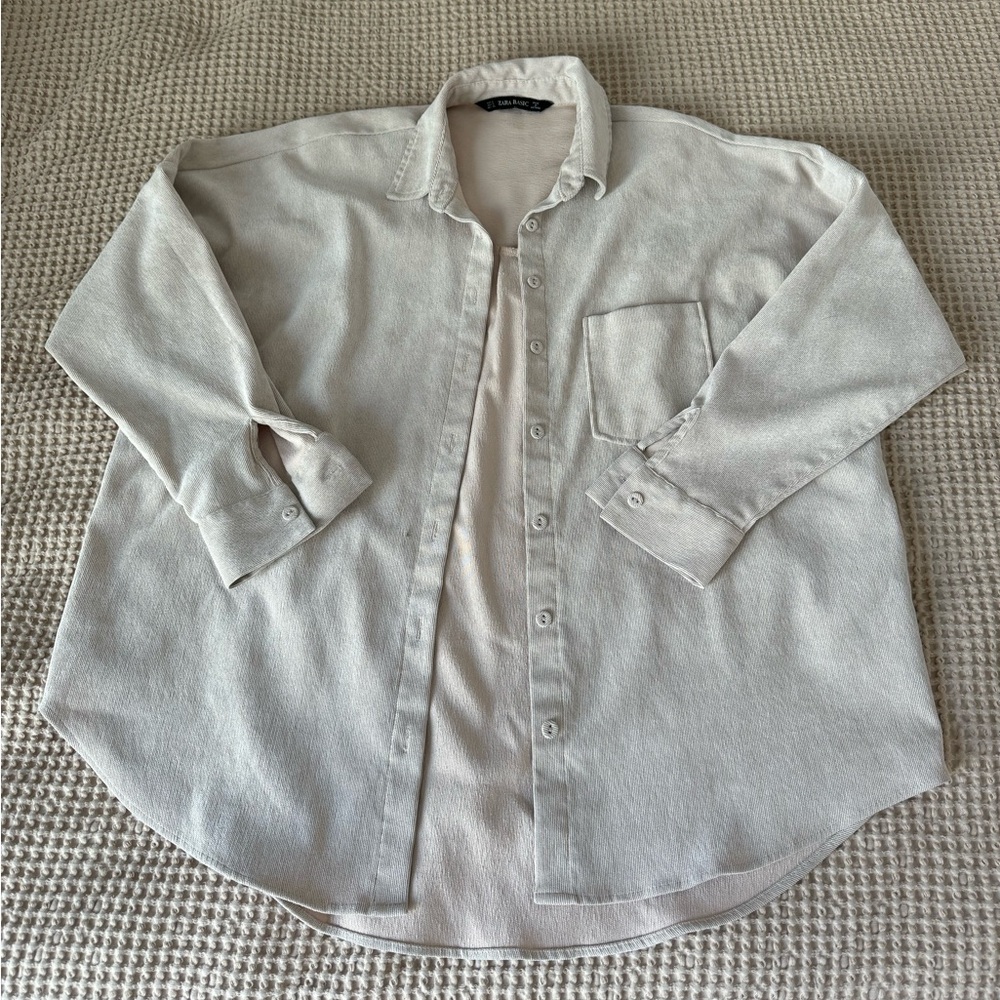 Zara Corduroy Button Down